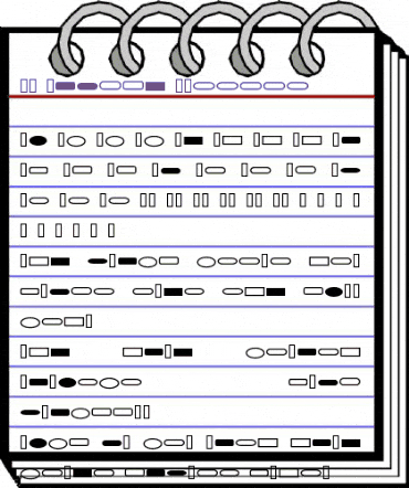 WE_Simple_Buttons Regular animated font preview