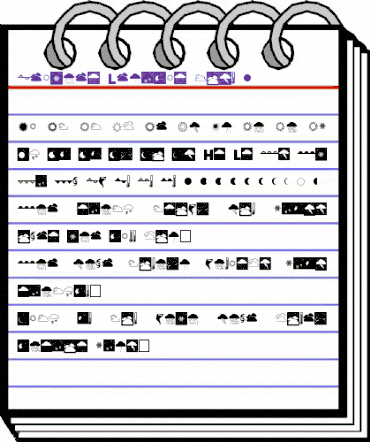 Weather Regular animated font preview Weather Regular animated font preview