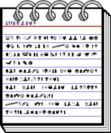 Ween-Dings Regular animated font preview