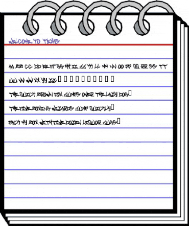 Welcome to Texas Regular animated font preview Welcome to Texas Regular animated font preview