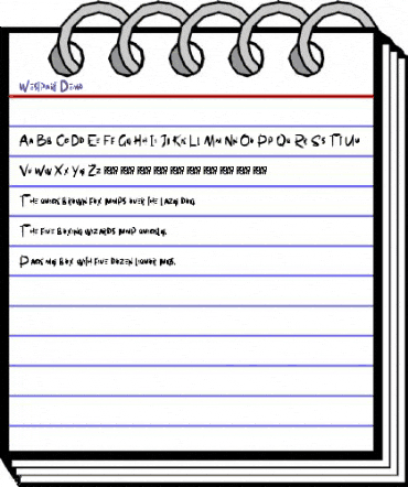 Westpart Regular animated font preview Westpart Regular animated font preview