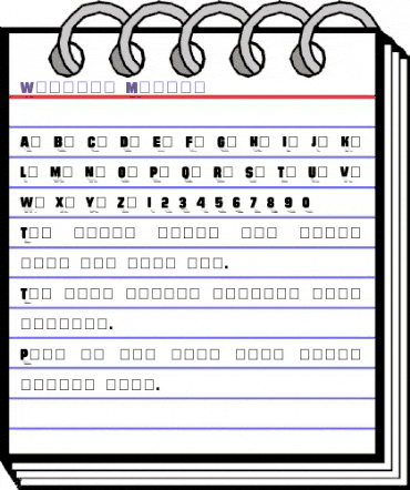 Wharmby Medium animated font preview Wharmby Medium animated font preview