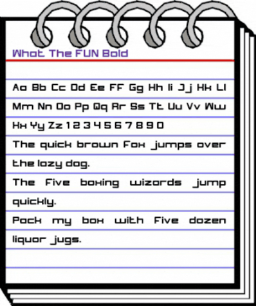 What The FUN Negreta animated font preview What The FUN Negreta animated font preview