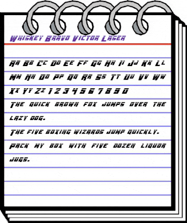 Whiskey Bravo Victor Laser Laser animated font preview Whiskey Bravo Victor Laser Laser animated font preview