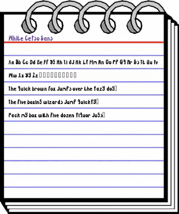 White Celso Sans Regular animated font preview