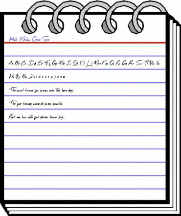 White Mellow Regular animated font preview White Mellow Regular animated font preview