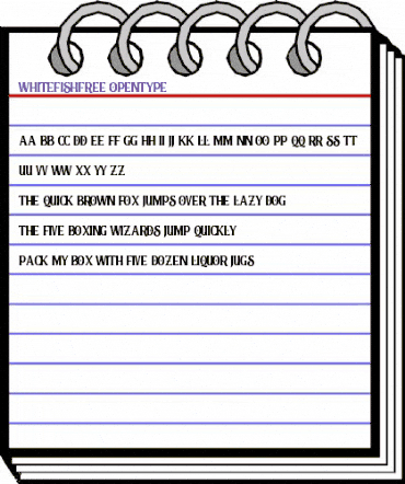 Whitefish FREE Regular animated font preview Whitefish FREE Regular animated font preview