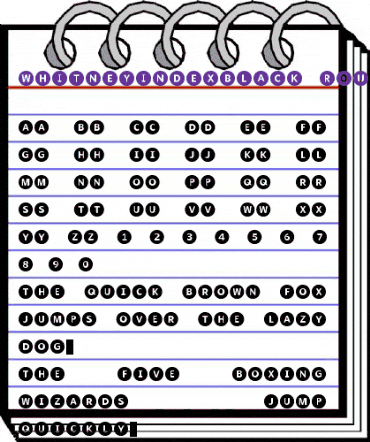 WhitneyIndexBlack Medium animated font preview WhitneyIndexBlack Medium animated font preview