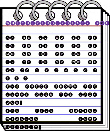 WhitneyIndexBlack Medium animated font preview WhitneyIndexBlack Medium animated font preview