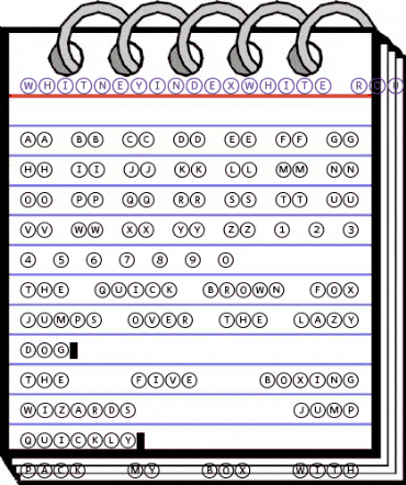 WhitneyIndexWhite Medium animated font preview WhitneyIndexWhite Medium animated font preview