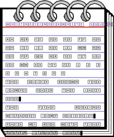 WhitneyIndexWhite Medium animated font preview WhitneyIndexWhite Medium animated font preview