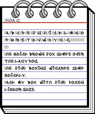 Whoa! 2 Regular animated font preview