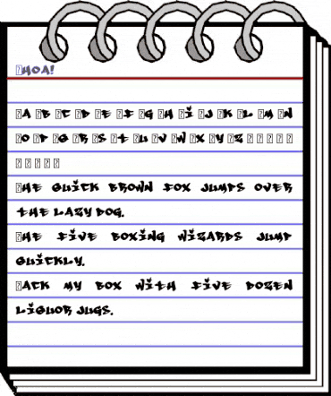 Whoa! Regular animated font preview