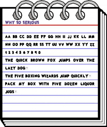 why so serious Regular animated font preview why so serious Regular animated font preview