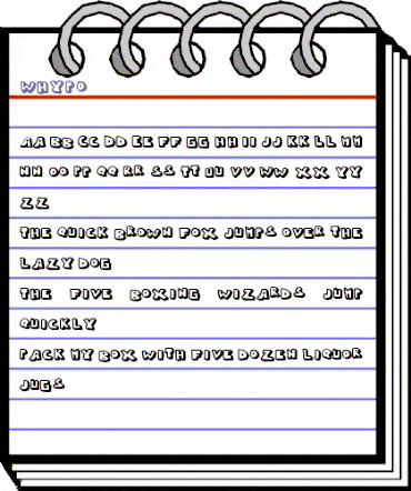 Whypo Medium animated font preview