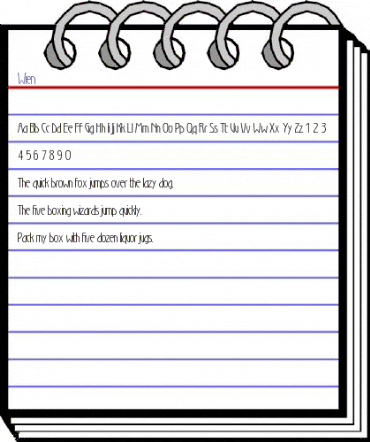 Wien Regular animated font preview Wien Regular animated font preview