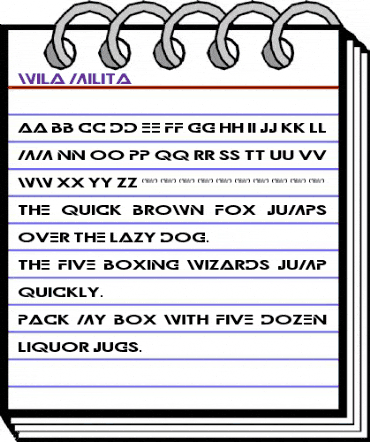 Wila Milita Regular animated font preview Wila Milita Regular animated font preview