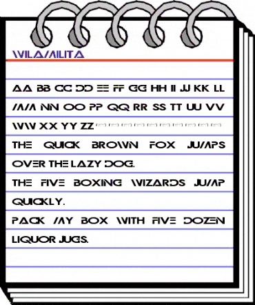 Wila Milita Regular animated font preview Wila Milita Regular animated font preview