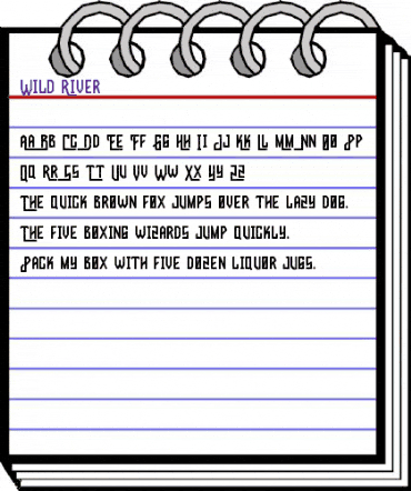 Wild River Regular animated font preview Wild River Regular animated font preview