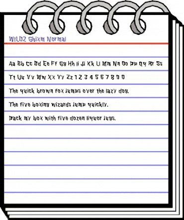 WILD2 Ghixm Normal animated font preview WILD2 Ghixm Normal animated font preview