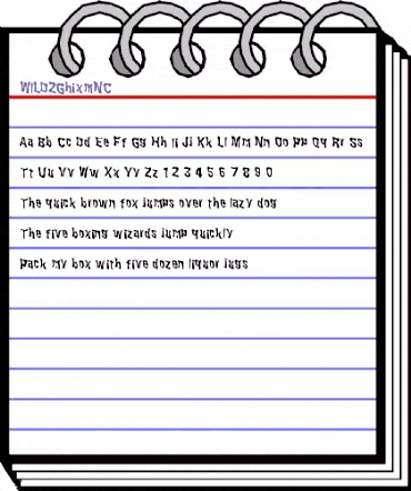WILD2 Ghixm NC Regular animated font preview WILD2 Ghixm NC Regular animated font preview
