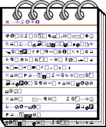 Winbats Regular animated font preview