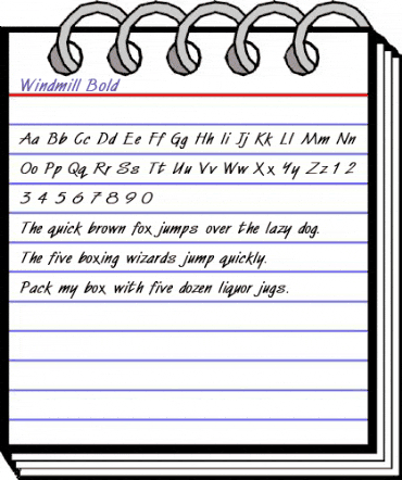 Windmill-Bold Regular animated font preview Windmill-Bold Regular animated font preview