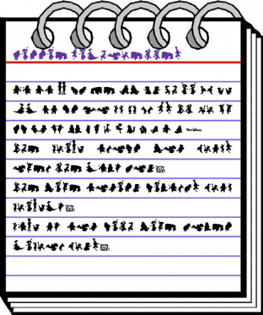 Winnie Silhouettes Regular animated font preview