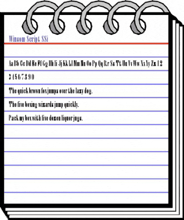 Winsom Script SSi Regular animated font preview Winsom Script SSi Regular animated font preview