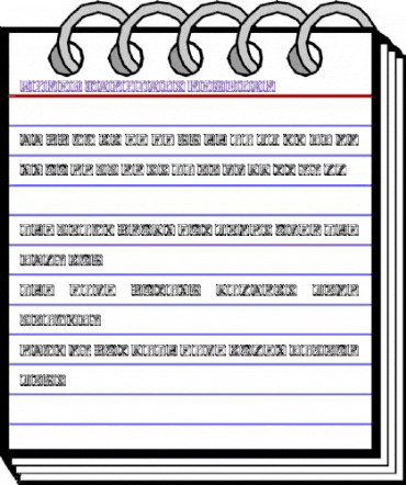 Wired Capitals Regular animated font preview Wired Capitals Regular animated font preview