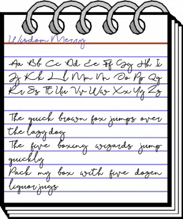 Wisdom Merry Regular animated font preview Wisdom Merry Regular animated font preview