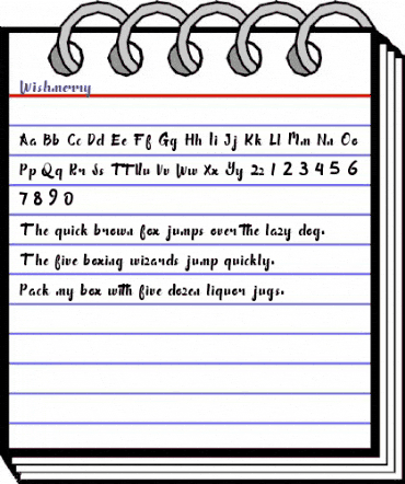 Wishmerry Regular animated font preview Wishmerry Regular animated font preview