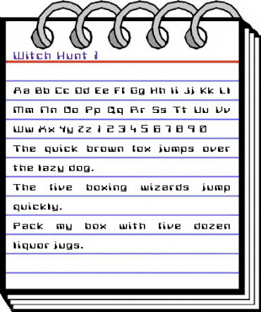 Witch Hunt 1 Regular animated font preview Witch Hunt 1 Regular animated font preview