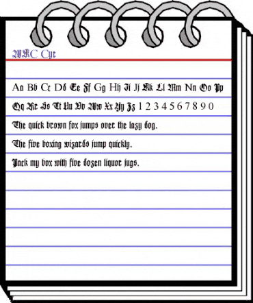 WKC Cyr Regular animated font preview WKC Cyr Regular animated font preview