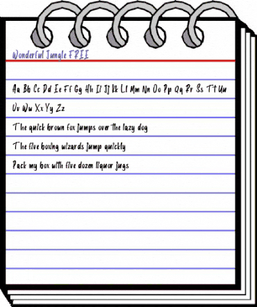 Wonderful Jungle FREE Regular animated font preview Wonderful Jungle FREE Regular animated font preview