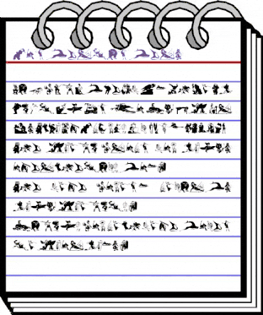 Wonderlanders Regular animated font preview