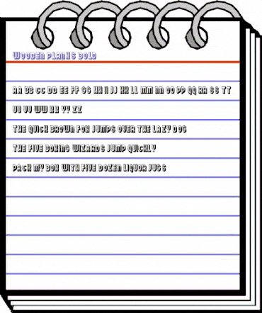 Wooden Planks Bold animated font preview Wooden Planks Bold animated font preview