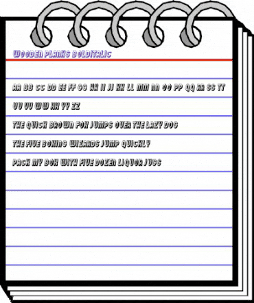 Wooden Planks BoldItalic animated font preview Wooden Planks BoldItalic animated font preview