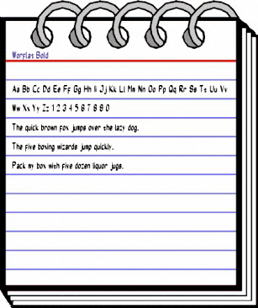 Worflat Bold animated font preview Worflat Bold animated font preview