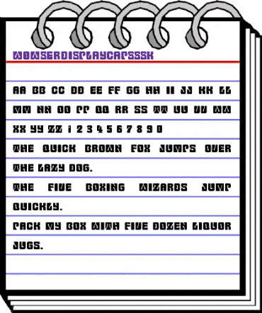 WowserDisplayCapsSSK Regular animated font preview WowserDisplayCapsSSK Regular animated font preview