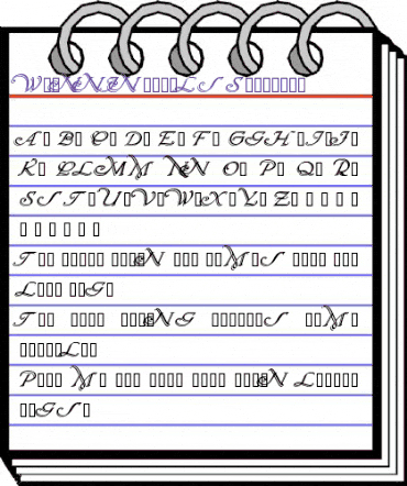 WrennInitialsShadowed Regular animated font preview