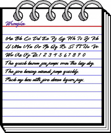 Wrongler Regular animated font preview Wrongler Regular animated font preview