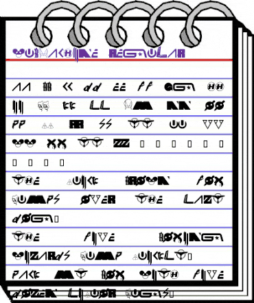 Wub Machine Regular animated font preview Wub Machine Regular animated font preview