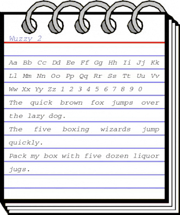 Wuzzy 2 Regular animated font preview Wuzzy 2 Regular animated font preview