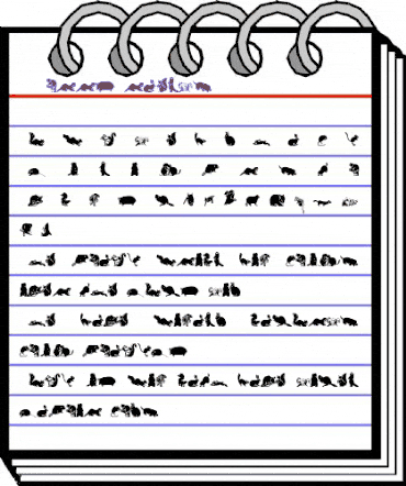 WWFurryFriends Regular animated font preview WWFurryFriends Regular animated font preview