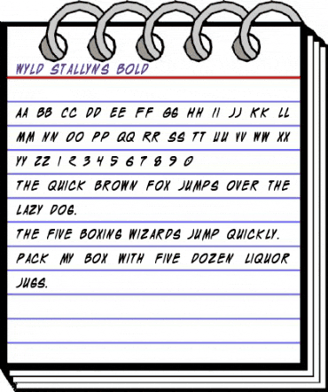 Wyld Stallyns Bold Bold animated font preview Wyld Stallyns Bold Bold animated font preview