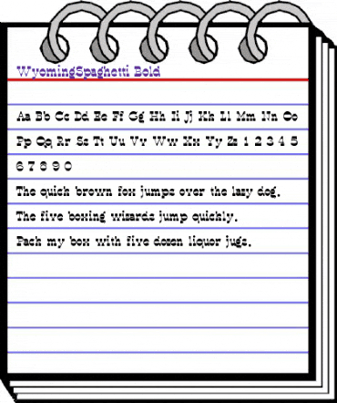 WyomingSpaghetti Bold animated font preview WyomingSpaghetti Bold animated font preview