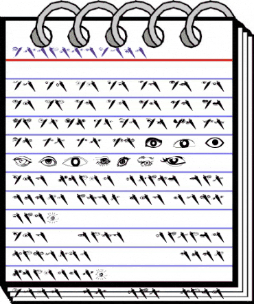 WysiwygBats Regular animated font preview