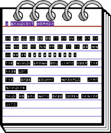 X_Blackout Normal animated font preview X_Blackout Normal animated font preview