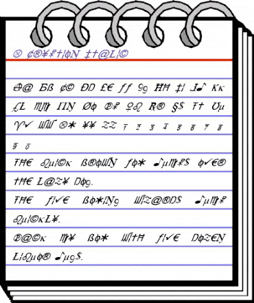 X-Cryption Italic Italic animated font preview